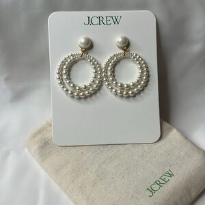 J.Crew Double-layered Pearl Earrings